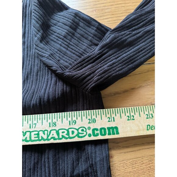 Chico's Ribbed Duster Cardigan Pockets Button Front Long Sleeve Women 2 Size L - Picture 5 of 11